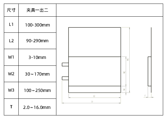 电池兼容范围尺寸示意图